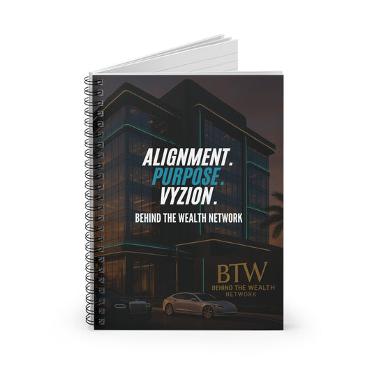 Inspiring Spiral Notebook - Alignment, Purpose, Vyzion