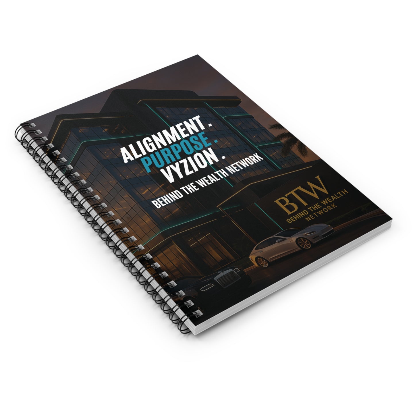 Inspiring Spiral Notebook - Alignment, Purpose, Vyzion